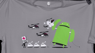 Android Plays King Kong Against Steve Jobs' Helicopters